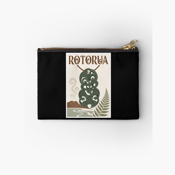 Item preview, Rotorua Maori Hei-Tiki Geothermal Travel Poster designed and sold by Beyond Destinations.