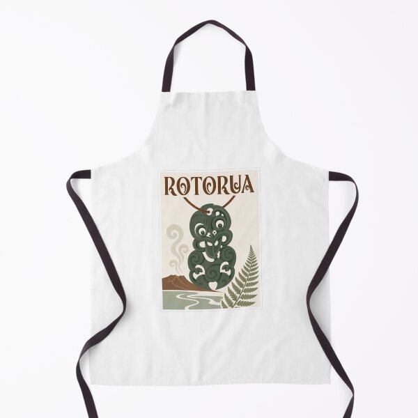 Item preview, Rotorua Maori Hei-Tiki Geothermal Travel Poster designed and sold by Beyond Destinations.