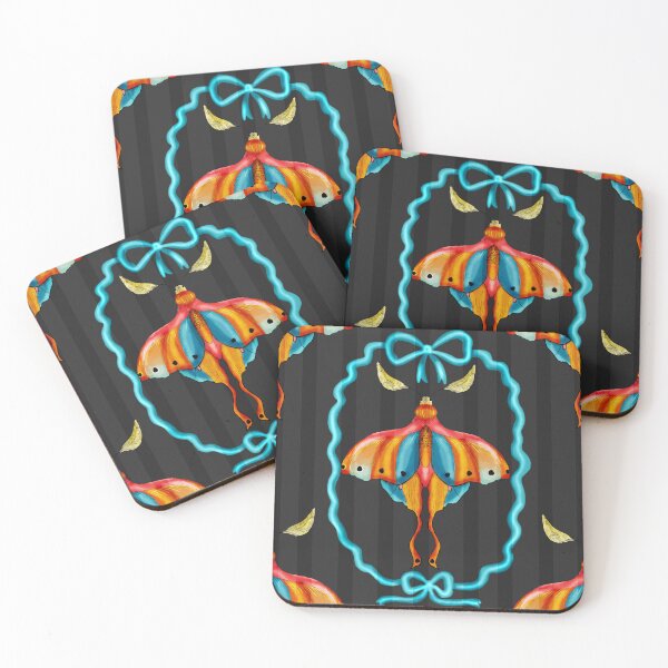 Item preview, Celestial Moth Folk Art | Botanical Maximalist Pattern Design designed and sold by VirtuallyCreativ .