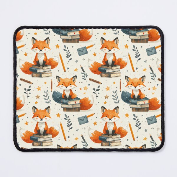 Item preview, Playful Fox Book Pattern designed and sold by Thalora Store.