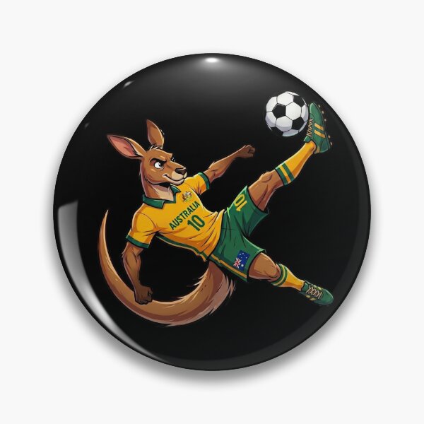 Item preview, Australia Kangaroo — Football World Cup 2026 Cartoon Mascot designed and sold by David Mateo ArtWorks.