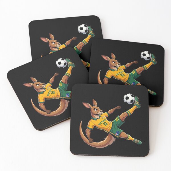 Item preview, Australia Kangaroo — Football World Cup 2026 Cartoon Mascot designed and sold by David Mateo ArtWorks.