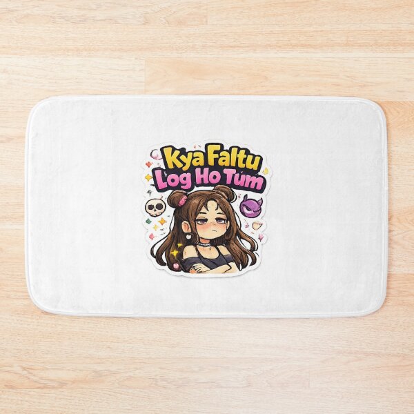 Item preview, Kya Faltu Log Ho Tum Anime Style Sticker | Savage Funny Girl PNG designed and sold by Jyotisima8929.