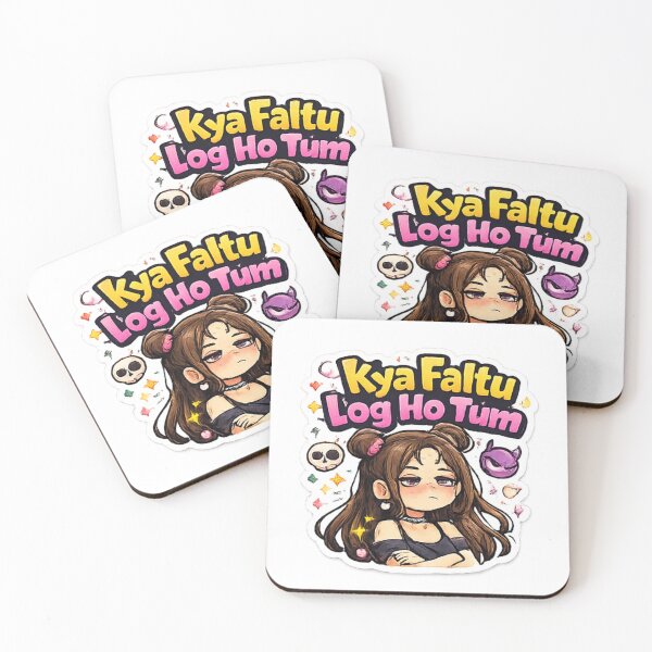 Item preview, Kya Faltu Log Ho Tum Anime Style Sticker | Savage Funny Girl PNG designed and sold by Jyotisima8929.