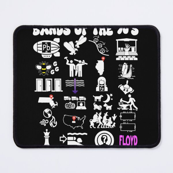 Item preview, Nerdy Iconic Rock Bands Of The 70S designed and sold by ALANWAR1HD.