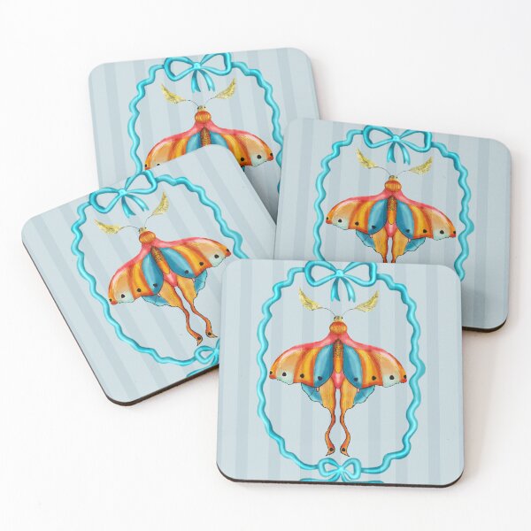 Item preview, Celestial Moth Folk Art | Botanical Maximalist Pattern Design designed and sold by VirtuallyCreativ .