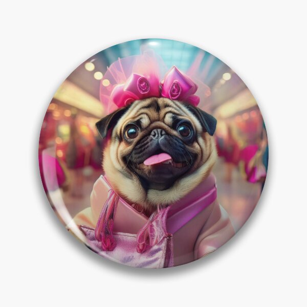 Item preview, Hello Princess Pug  designed and sold by MCreations0519.