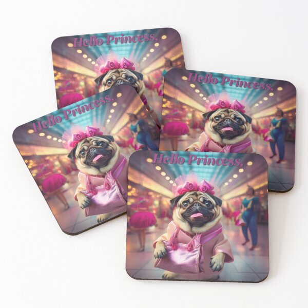 Item preview, Hello Princess Pug  designed and sold by MCreations0519.