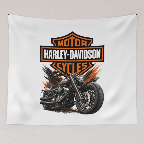 Item preview, Harley Davidson Black Chopper Engine 114 — Custom Biker designed and sold by IronRoadCo.