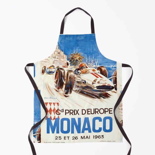 Item preview, Vintage Monaco Grand Prix Poster 1963 | Dynamic Racing Art | Mid-Century Style | Bright Colors & Bold Typography designed and sold by artofuniverse.