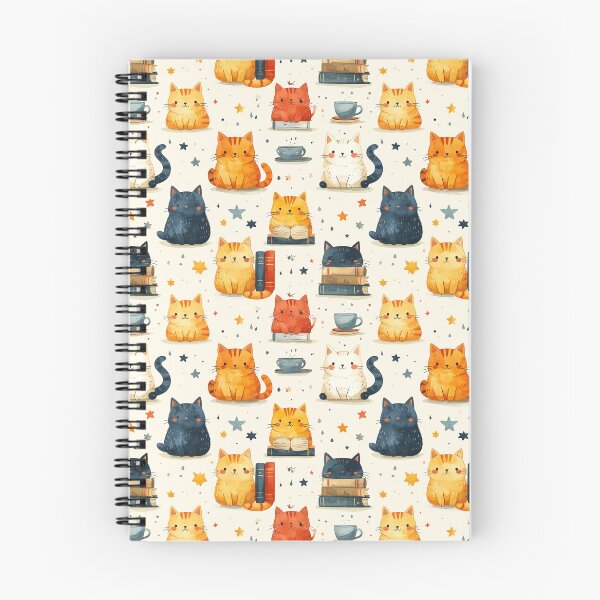 Item preview, Rainy Reading Cat Pattern designed and sold by Thalora Store.
