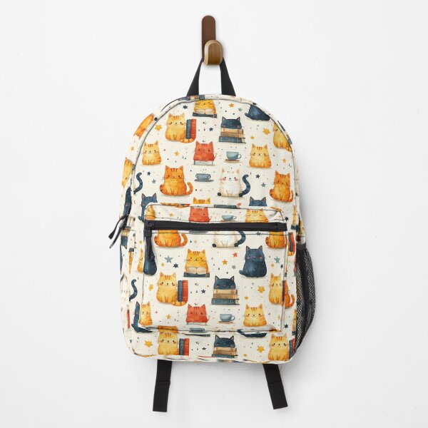 Item preview, Rainy Reading Cat Pattern designed and sold by Thalora Store.