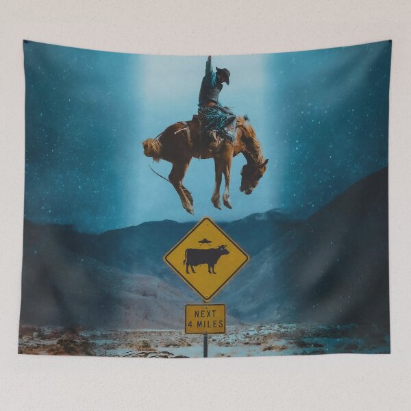 Item preview, Cosmic Cowboy UFO Abduction - AYM 2026 designed and sold by carmelwaelchi.