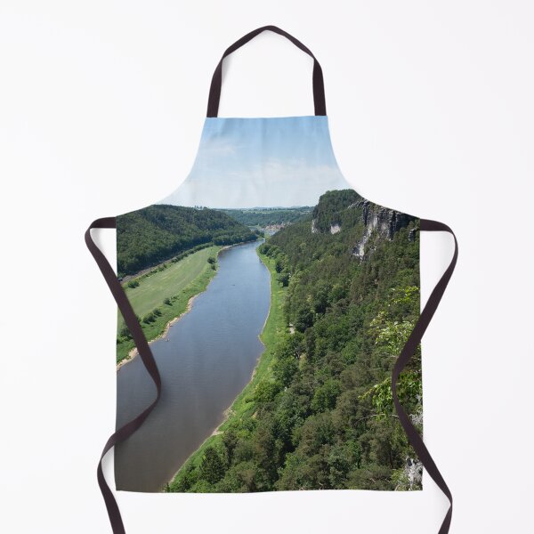 Item preview, Forests and rocks in the Elbe Valley, mountain landscape in Saxony designed and sold by Heidemüllerin.