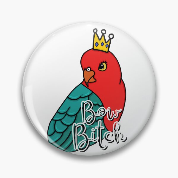 Item preview, Bow Bitch! - Australian King Parrot - A Derpybird design designed and sold by YOjosie.