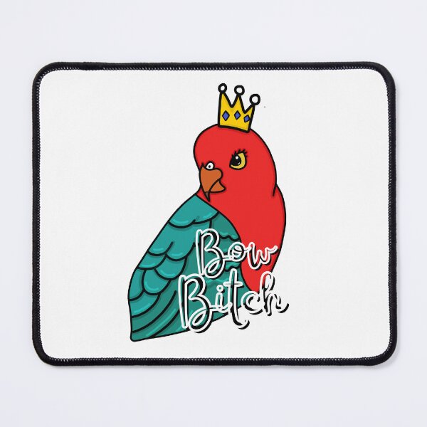 Item preview, Bow Bitch! - Australian King Parrot - A Derpybird design designed and sold by YOjosie.