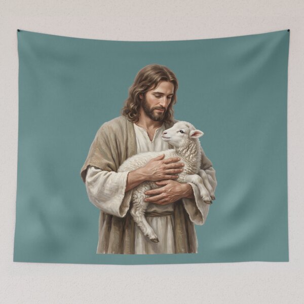 Item preview, Jesus Christ The Good Shepherd designed and sold by RRRShop.