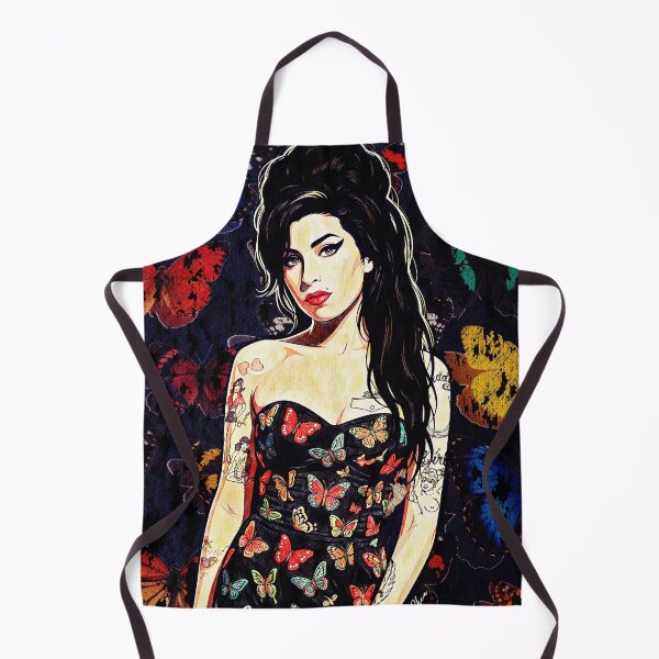 Item preview, Amy Retro Butterfly Portrait Illustration designed and sold by Hen-C-Art.
