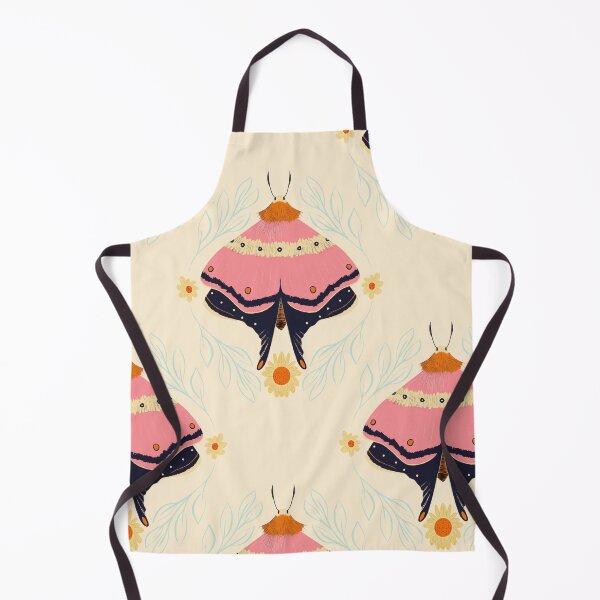 Item preview, Dreamy Cottagecore Floral Pattern | Colorful Boho Moth Art designed and sold by VirtuallyCreativ .