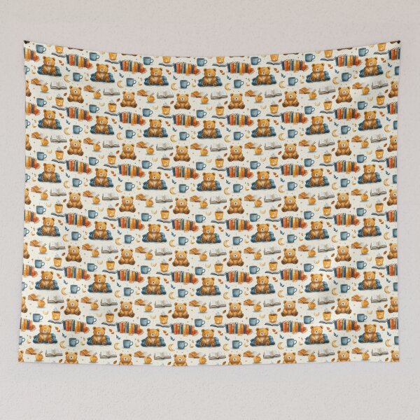 Item preview, Cozy Bear Blanket Pattern designed and sold by Thalora Store.