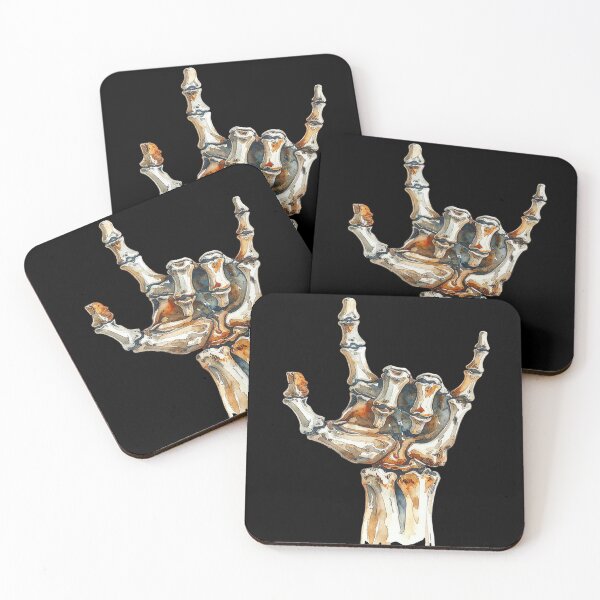 Item preview, Long live rock 'n' roll, skeleton hand designed and sold by LiskoDesign.