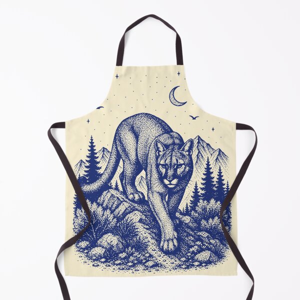 Item preview, Vintage Mountain Lion Wilderness Art designed and sold by 89shirts.