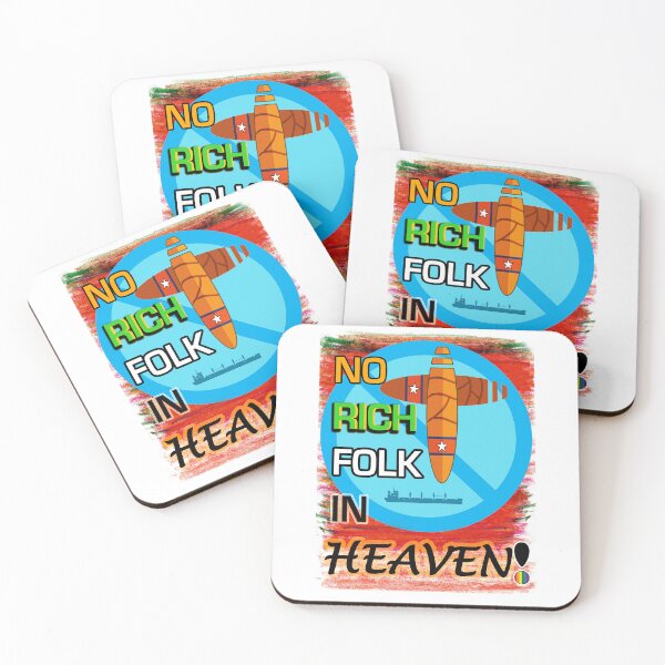 Item preview, No Rich Folk In Heaven (2026) designed and sold by CussRoberts.