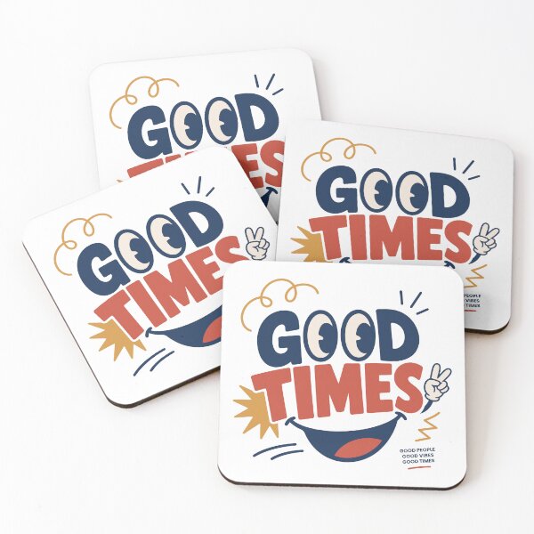 Item preview, GOOD TIMES Good Vibes Retro  designed and sold by vectalux.