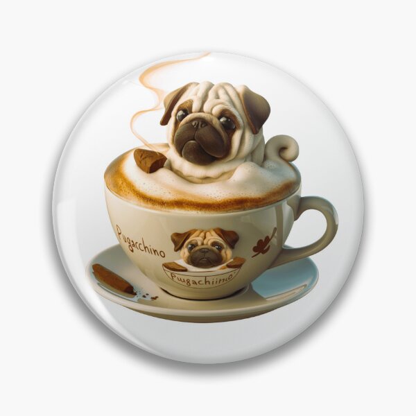 Item preview, Pugachino | Cozy Pug Coffee Lover Gift designed and sold by highvibz72.
