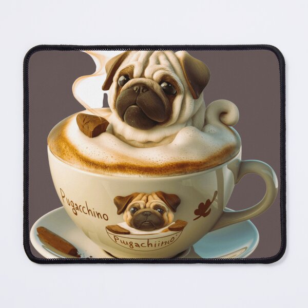 Item preview, Pugachino | Cozy Pug Coffee Lover Gift designed and sold by highvibz72.