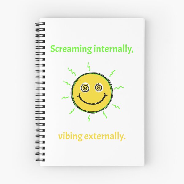 Item preview, Screaming internally, vibing externally. designed and sold by Creative jiffy.
