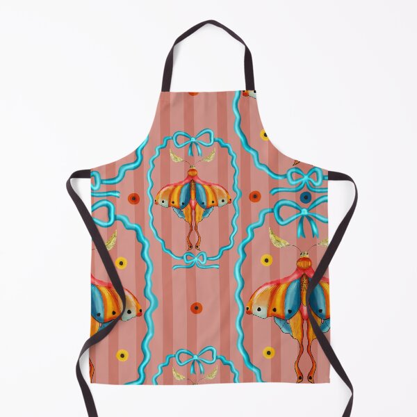 Item preview, Dreamy Cottagecore Floral Pattern | Colorful Boho Moth Art designed and sold by VirtuallyCreativ .