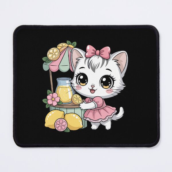 Item preview, Cute Kitten at Lemonade Stand designed and sold by jkrphoto.