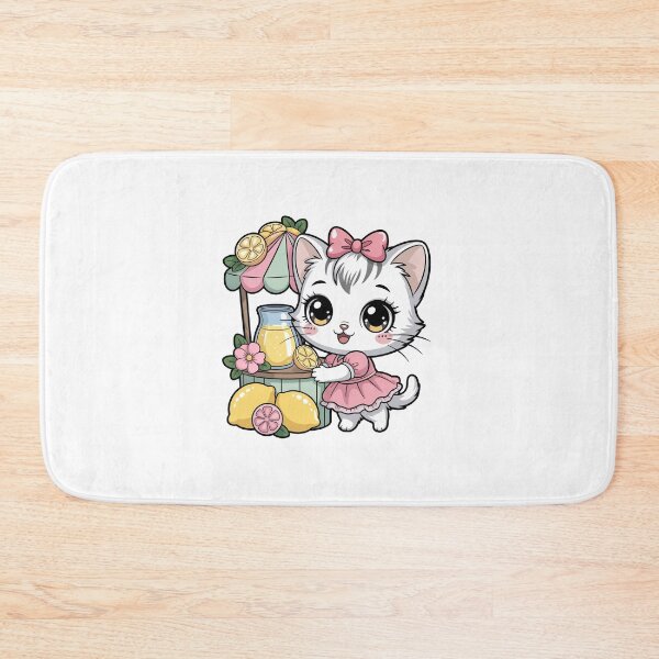 Item preview, Cute Kitten at Lemonade Stand designed and sold by jkrphoto.