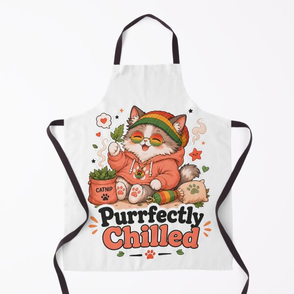 Item preview, Purrfectly Chilled Catnip Cat designed and sold by MoodCats.