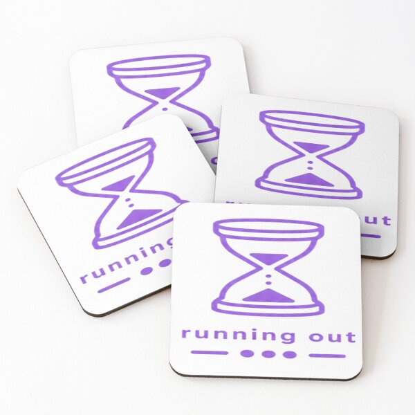 Item preview, Running Out – Purple Emotional Hourglass Design designed and sold by Velora Design .