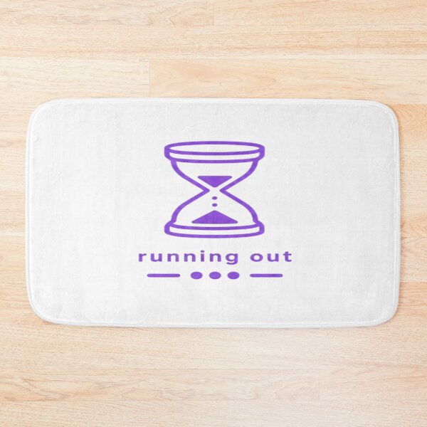 Item preview, Running Out – Purple Emotional Hourglass Design designed and sold by Velora Design .