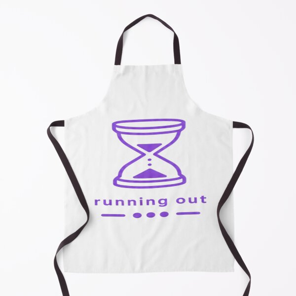 Item preview, Running Out – Purple Emotional Hourglass Design designed and sold by Velora Design .