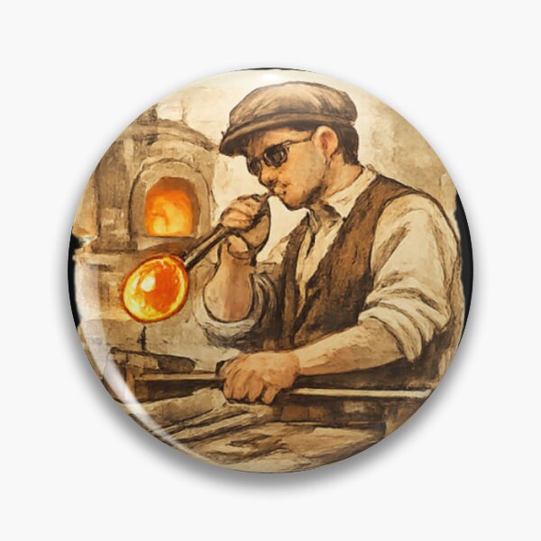 Item preview, Retro Glass Blowing - Glass Art designed and sold by DamioPolArt.