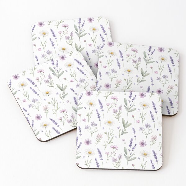 Item preview, Pastel Purple Floral Botanical Pattern. designed and sold by BloomingDesign3.