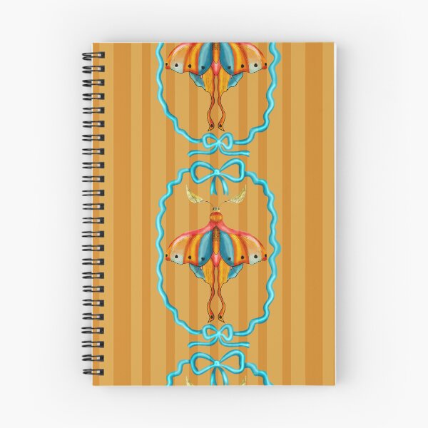 Item preview, Dreamy Cottagecore Floral Pattern | Colorful Boho Moth Art designed and sold by VirtuallyCreativ .