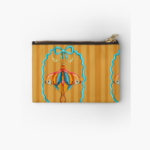 Item preview, Dreamy Cottagecore Floral Pattern | Colorful Boho Moth Art designed and sold by VirtuallyCreativ .