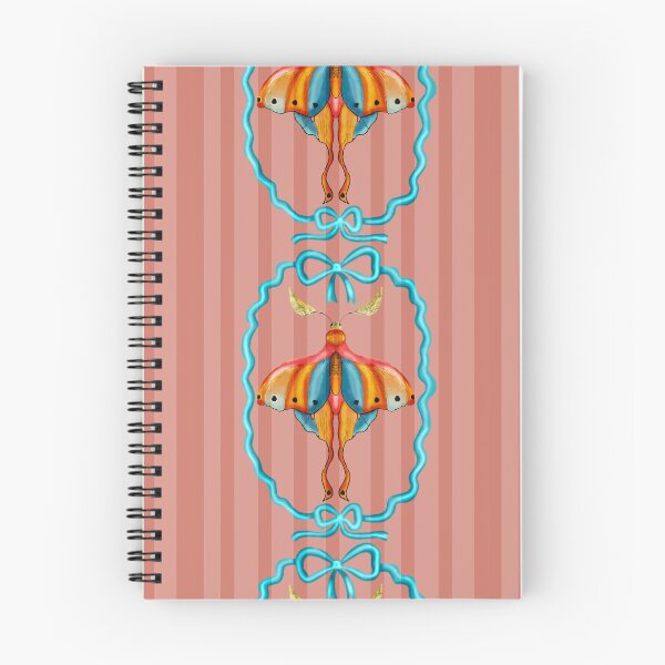 Item preview, Dreamy Cottagecore Floral Pattern | Colorful Boho Moth Art designed and sold by VirtuallyCreativ .