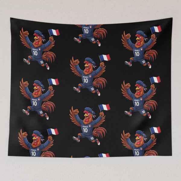 Item preview, France Rooster — Football World Cup 2026 Cartoon Mascot designed and sold by David Mateo ArtWorks.