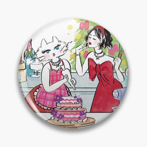 Item preview, French Christmas Baking Cat Party designed and sold by AeronCreative.