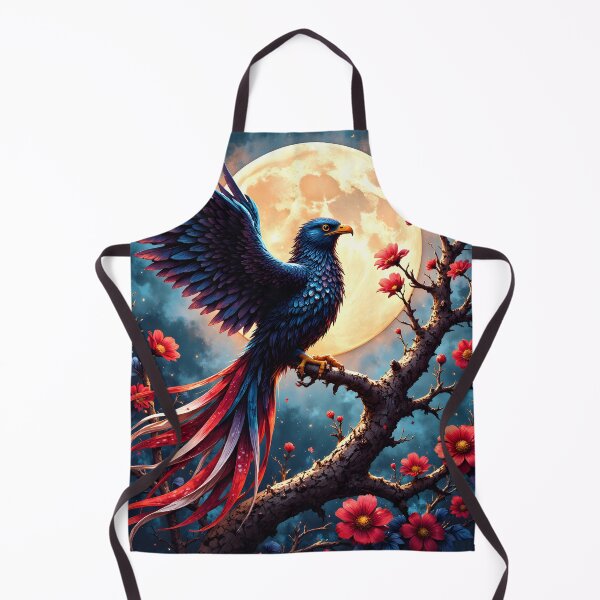 Item preview, Moonlit Crimsonwing – Mystical Fantasy Bird designed and sold by nicky2342.