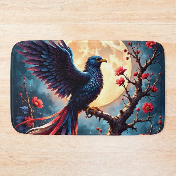 Item preview, Moonlit Crimsonwing – Mystical Fantasy Bird designed and sold by nicky2342.