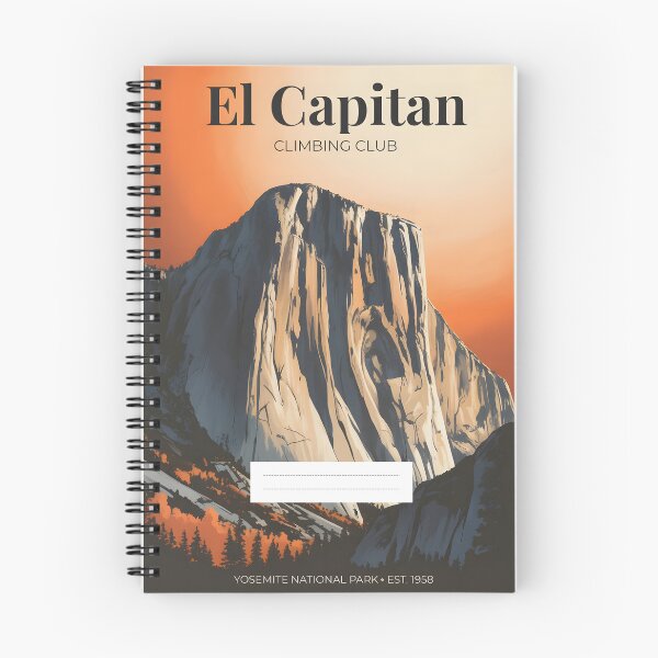 Item preview, El Capitan Notebook designed and sold by TRY-and-DIE.