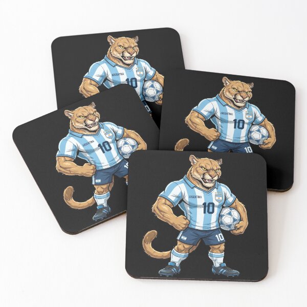 Item preview, Argentina Puma — Football World Cup 2026 Cartoon Mascot designed and sold by David Mateo ArtWorks.