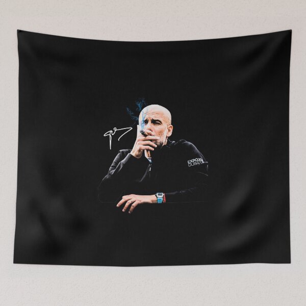 Item preview, Pep Guardiola Smoking Funny designed and sold by aridawstrusbbyg.